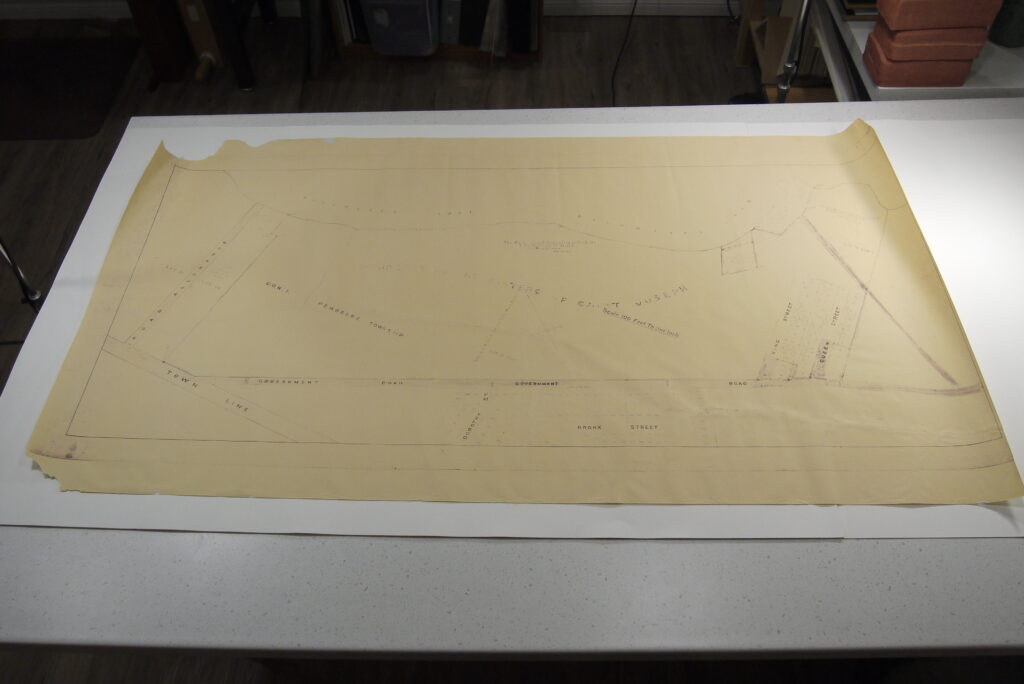 Map after conservation treatment